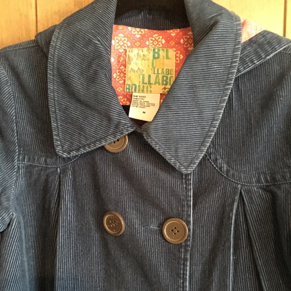 Billabong blue corduroy coat - Picture 8 of 12